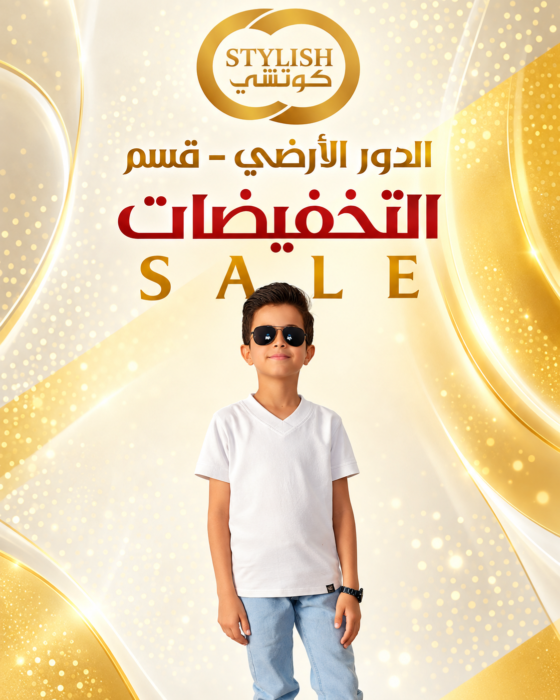 تصميم بوستر تخفيضات وعروض تجارية